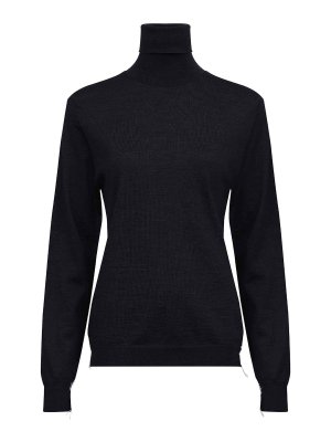 Maison Margiela: crew necks - Roll Neck Merino-Wool Jumper