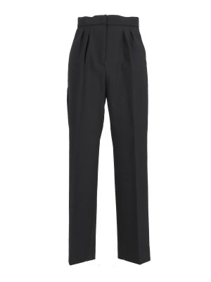 Max Mara: Trousers Shorts - Verbano Slim-Fit Stretch-Wool Trousers