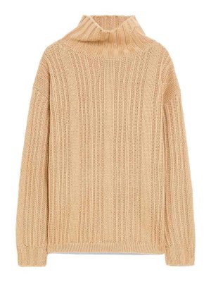 Max Mara: Tops & Tank tops - Vitalba Wool And Cashmere Polo-Neck Jumper
