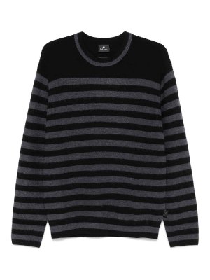 PAUL SMITH: Suéteres con cuello pico - Suéter Cuello Redondo - Negro