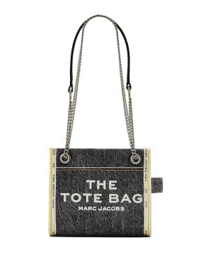 MARC JACOBS: cross body bags - The Denim Chain Crossbody Bag