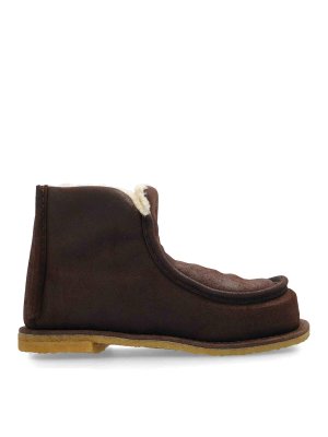 J.W. ANDERSON: Bottes - Bottes - Marron Foncé