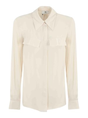 ELISABETTA FRANCHI: Chemises - Chemise - Blanc