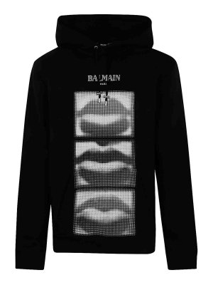 Balmain: スウェット＆セーター - スウェットシャツ/セーター - 黒