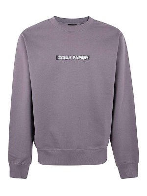 DAILY PAPER: Strickpullover mit Rundhalsausschnitt - Rundhalspullover - Grau