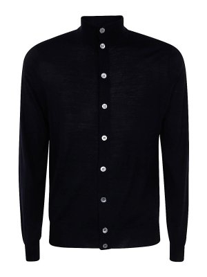 FILIPPO DE LAURENTIIS: Cardigans - Cardigan - Blau