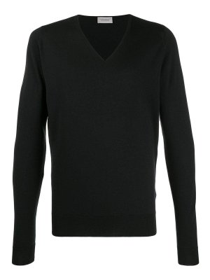 JOHN SMEDLEY: crew necks - Blenheim Pullover Vn Ls