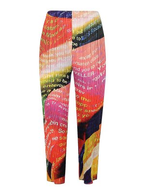 パンツ MISSONI SS24 Patterned pants (DS24SI0MBK033S F705S) Low-rise flared trousers in lamé viscose lace Multicoloured