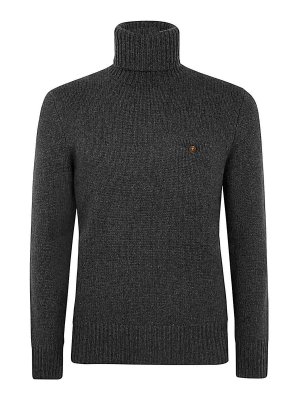 POLO RALPH LAUREN: Strickpullover mit Rundhalsausschnitt - Rundhalspullover - Grau