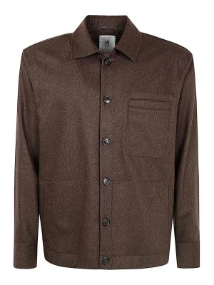 PT TORINO: カジュアルジャケット - カジュアルジャケット - ブラウン