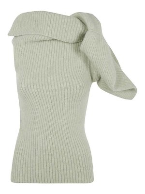 RICK OWENS: t-shirts - Banded Tshirt Knit Top