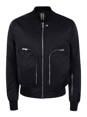 RICK OWENS: Chaquetas Bomber - Chaqueta Bomber - Negro