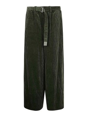 Sacai: Casual Hosen - Casual Hose - Grün