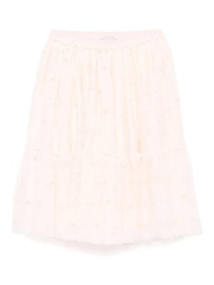 Stella McCartney Kids: ニーレングススカート＆ミディ丈 - 膝丈/ミディスカート - ピンク