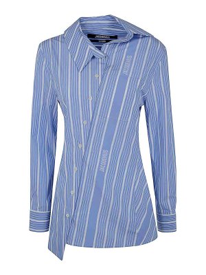 JACQUEMUS: shirts - La Chemise Pablo Striped Shirt