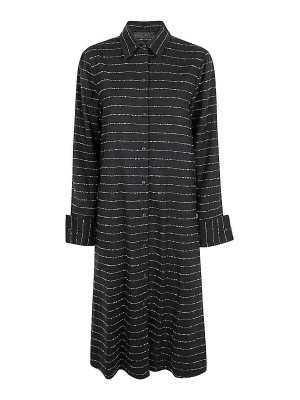 ワンピース ELISABETTA FRANCHI Women Dresses AB71747E2110 BLACK Elisabetta Franchi Knitted Pleated Dress | Black | FARFETCH