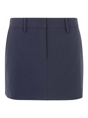 ミニスカート BURBERRY Women Skirts 8080921 Blue Burberry Indigo Blue Cotton Miniskirt - Blue - Women | 8080921