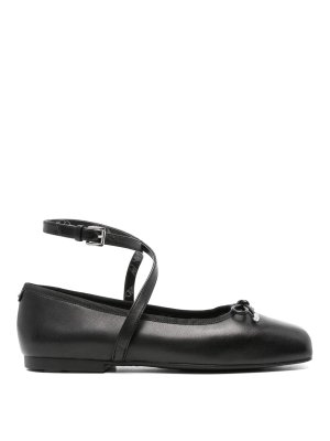 MICHAEL KORS: flat shoes - Leather flats