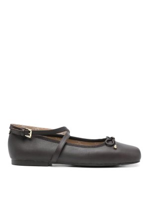 MICHAEL KORS: flat shoes - Leather flats