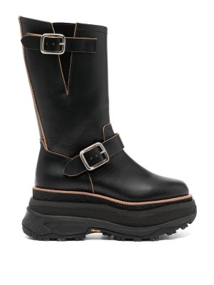 ミドルブーツ MICHAEL KORS Women Boots 40F4CBFB7L001 Black Crosby Leather Moto Boot | Michael Kors [US]