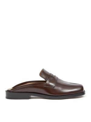 Maison Margiela: サンダル - サンダル - ブラウン