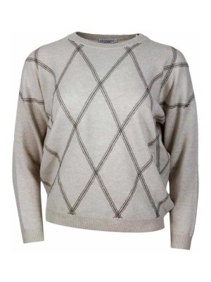 BRUNELLO CUCINELLI: crew necks - Wool blend crewneck