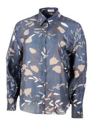 BRUNELLO CUCINELLI: Hemden - Hemd - Blau
