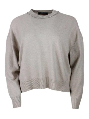 FABIANA FILIPPI: crew necks - Wool blend crewneck