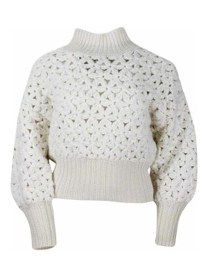 FABIANA FILIPPI: crew necks - Wool blend crewneck