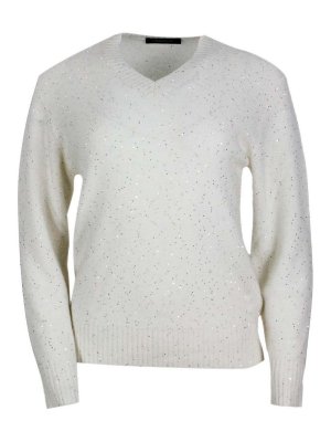 FABIANA FILIPPI: crew necks - Wool blend crewneck