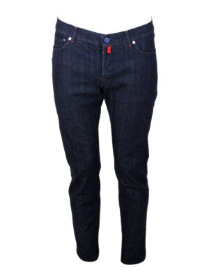 KITON: Bootcut - Bootcut Jeans - Denim