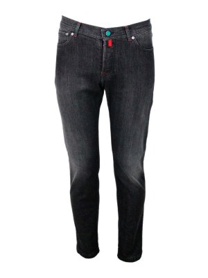 KITON: jeans bootcut - Cappotto in tessuto tecnico