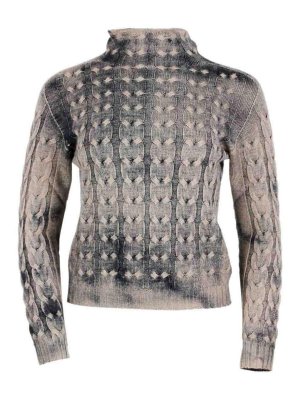 PLOUMANAC'H: Strickpullover mit Rundhalsausschnitt - Rundhalspullover - Beige