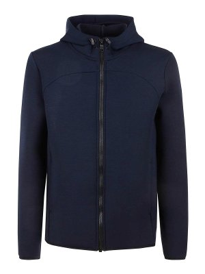 パーカー・フーディ DONDUP HOODIE FULL ZIP BASIC FLEECE Dondup Hoodie Full Zip Basic Fleece - Blue | UF683KF0196UHY4890