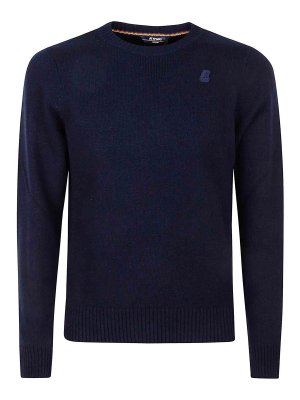 K-WAY: crew necks - Sweater  Blue