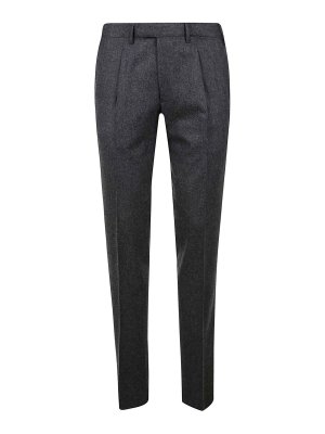 SANTANIELLO: casual trousers - Trousers Grey
