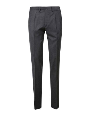 SANTANIELLO: casual trousers - Trousers Grey