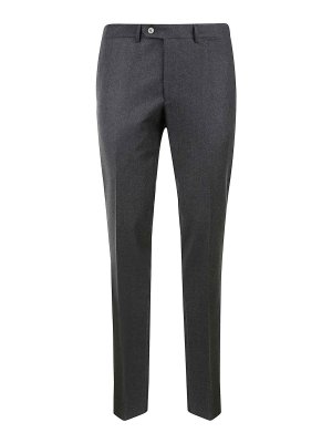 SANTANIELLO: casual trousers - Trousers Grey