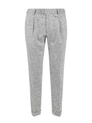 SANTANIELLO: Pantalons casual - Pantalons Décontractés - Blanc