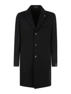 TAGLIATORE: short coats - Coat Black