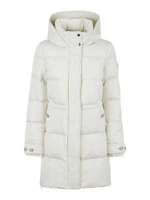 WOOLRICH: knee length coats - Coat Cream