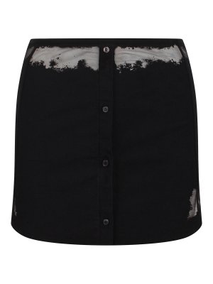 ミニスカート Rabanne SS25 JUPE (24HIJU012 MH0004P040) Rabanne Mini Skirt - Silver - Women | 24HIJU012MH0004P040