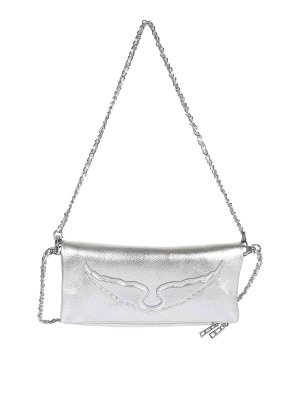 ZADIG&VOLTAIRE: クロスボディバッグ - クロスボディバッグ - 銀