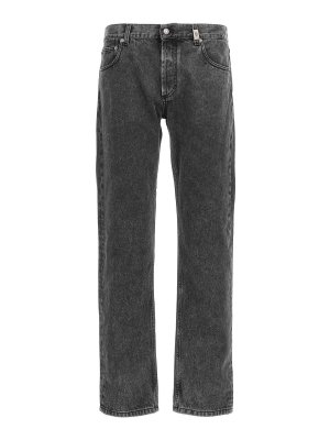 ALEXANDER MCQUEEN: Bootcut - Bootcut Jeans - Schwarz