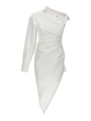ALEXANDER WANG: short dresses - Asymmetrical Shirt Dress
