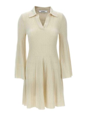 ワンピース BALMAIN Vichy dress Beige DF0R8739KH56 Balmain Vichy Dress - Beige - Women | DF0R8739KH56GVQ