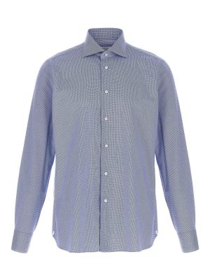 BORRIELLO NAPOLI: Chemises - Chemise - Bleu Clair