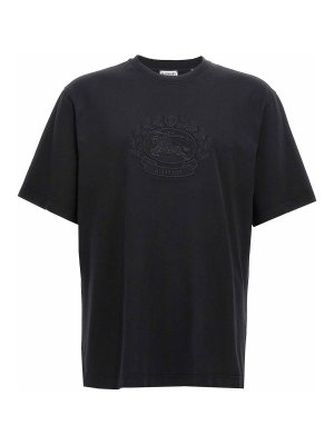 BURBERRY: t-shirts - Logo Embroidery T-Shirt