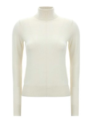 CHLOE': cardigans - Logo Embroidery Turtleneck Sweater