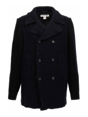COMME DES GARCONS: cappotti corti - Cappotto in lana doppiopetto